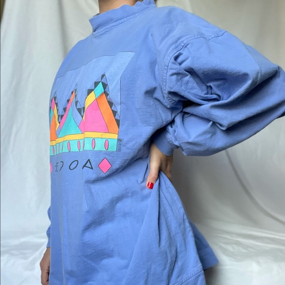 Vintage Oversized Sedona Long-sleeved Tee - Picture 2 of 9